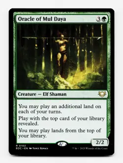 Oracle of Mul Daya [Commander: Edge of Eternities] MTG Magic NM/M 🌳 - Image 1