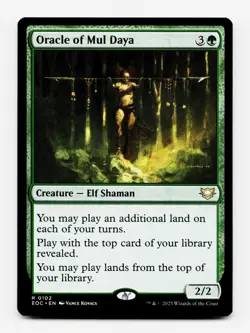 Oracle of Mul Daya [Commander: Edge of Eternities] MTG Magic NM/M 🌳 - Image 3