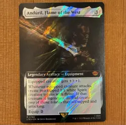 Anduril, Flame of the West, M 0786, NM Surge Foil, MTG LotR Lord Rings TCG Cards - Image 1