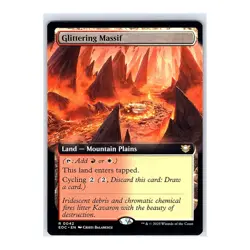 Glittering Massif #0042 Regular Extended Art Rare MTG 25 CMD: Edge of Eternities - Image 1