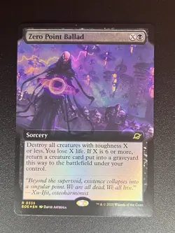 R 0335 Zero Point Ballad FOIL EXTENDED ART Rare Edge of Eternities MTG EOE NM - Image 3