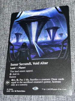 M 0284 Susur Secundi, Void Altar BORDERLESS Regular Edge of Eternities MTG Card - Image 1