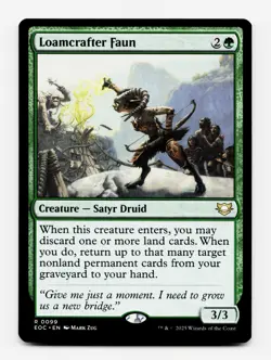 Loamcrafter Faun [Commander: Edge of Eternities] MTG Magic NM/M 🌳 - Image 1