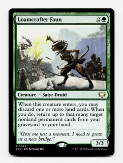 Loamcrafter Faun [Commander: Edge of Eternities] MTG Magic NM/M 🌳 - Image 3
