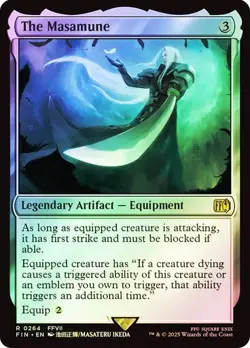 MAGIC FINAL FANTASY THE MASAMUNE (FOIL) R 264 SEPHIROTH FIN MTG FCA TCG - Image 1