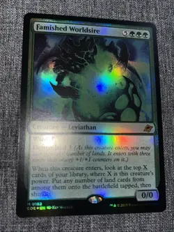 x1 Famished Worldsire - Foil M MTG Edge of Eternities M/NM, English 0182 - Image 1