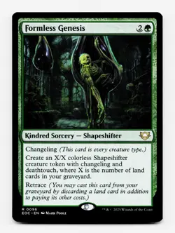 Formless Genesis [Commander: Edge of Eternities] MTG Magic NM/M 🌳 - Image 1