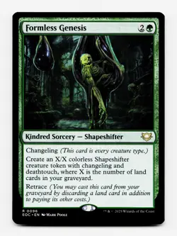 Formless Genesis [Commander: Edge of Eternities] MTG Magic NM/M 🌳 - Image 3