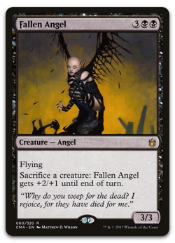 mtg magic Fallen Angel ENGLISH commander anthology Ange dechue - Image 1