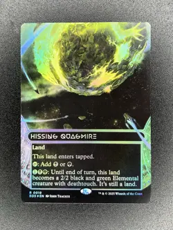 Hissing Quagmire (Borderless) (Foil) - Edge of Eternities MTG NM - Image 1