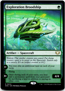 Exploration Broodship [Commander: Edge of Eternities] MTG Magic NM/M 🌳 - Image 3