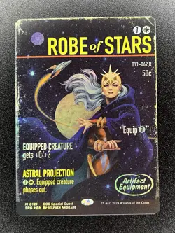 Robe of Stars 0121 FOIL SHOWCASE - Special Guest - NM MTG - Image 1