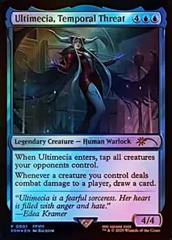 MAGIC FINAL FANTASY ULTIMECIA, TEMPORAL THREAT (FOIL) P 1 FFVIII FIN MTG FCA TCG - Image 1