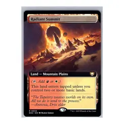 Radiant Summit #0043 Regular Extended Art Rare MTG 25 CMD: Edge of Eternities - Image 1