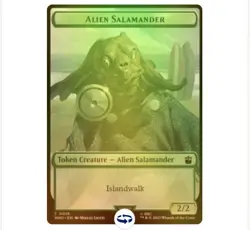 MTG Alien Rhino Foil / Alien Salamander Token Doctor Who T 0003 0016 - Image 2