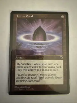 Lotus Petal Tempest Regular MTG Rare Card In Excellent Condition Free Shipping - Image 1