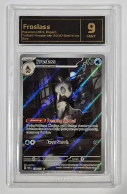 Pokemon Slab: Froslass - 174/167 - TWM - Graded TCG Mint 9 - Image 1