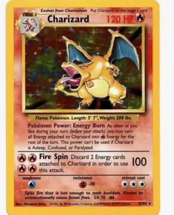 Pokemon Charizard Holo Rare Card #4 Base Set 2 - Image 2