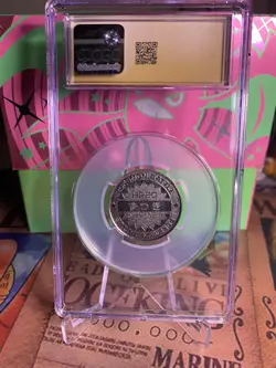 Seel Pokemon Rare Vintage Meiji Battle Coin Metal Japanese - Cgc 10 Pristine - Image 2