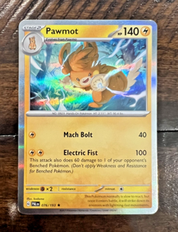 Pawmot Holo 76/193Pokemon Paldea Evolved Pokemon TCG NM+ - Image 1