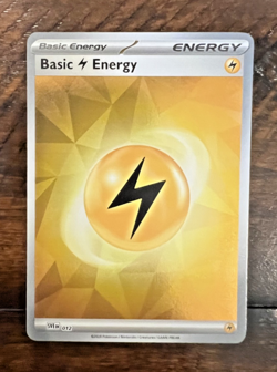 Basic Lightning Energy SVE 012 Pokemon Prismatic Evolutions Reverse Holo NM+ - Image 1