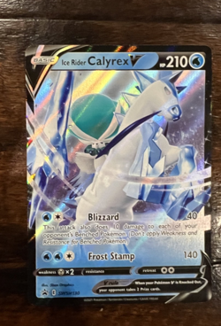 Holo Ice Rider Calyrex V SWSH130 Sword & Shield Promo Pokemon TCG NM+ - Image 1
