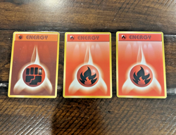 3 JAPANESE POCKET MONSTER NINTENDO 1996 ENERGY CARDS VINTAGE POKEMON LOT LP+ - Image 1