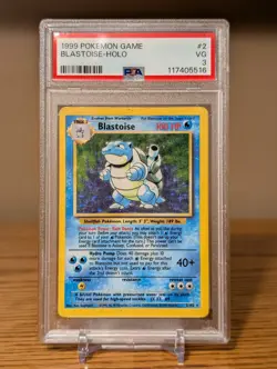 1999 POKEMON BASE SET UNLIMITED #2 BLASTOISE-HOLO PSA 6 - Image 1