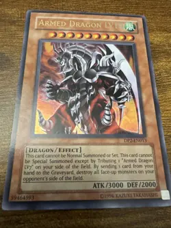 Yugioh ARMED DRAGON LV10 - Duelist Pack - Ultra Rare DP2-EN013 - Image 2
