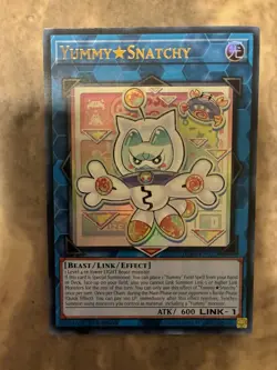 Yugioh! TCG - Yummy Snatchy - Ultra Rare - JUSH-EN022 - Justice Hunters - 1st - Image 1