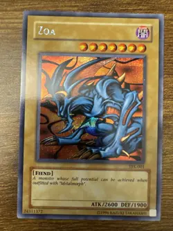Yugioh 1996 Zoa - TFK-001 - Prismatic Secret Rare - Limited - Image 3