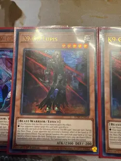 Yugioh! TCG - K9-17 Izuna - Ultra Rare - JUSH-EN031 - Justice Hunters - 1st - Image 3
