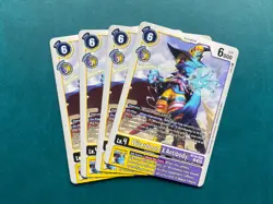 Wizardmon (X Antibody) BT19-036 Playset Special Booster 2.0 2.5 Digimon Card x4 - Image 1