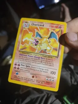 Charizard Pokemon Card 120 HP Base Set Holo Rare 03/110 - Image 3