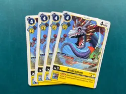 Airdramon BT19-032 Playset Special Booster 2.0 2.5 Digimon Card Game x4 - Image 1