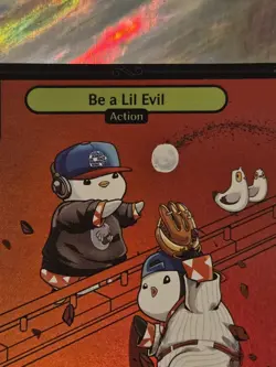 Vibes TCG Promo Card NSCC Mantle Exclusive Be A Lil Evil 25/99 - Image 3