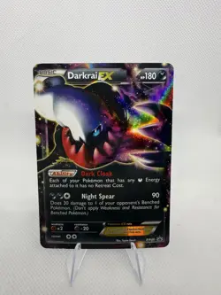Pokemon Darkrai-EX TCG Promo Card Black White BW46 Holo LP - Image 1