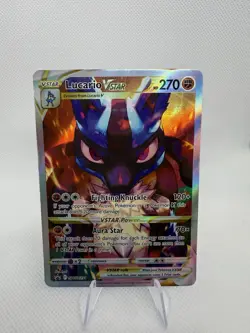 Lucario VSTAR SWSH291 Crown Zenith Holo Black Star Promo Pokemon Card NM - Image 1
