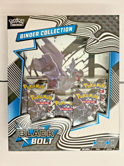 Pokemon Black Bolt Binder Collection English Sealed OVP PSA New Card 9-Pocket - Image 1