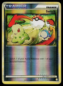 Pokemon Card - Switch HeartGold SoulSilver 102/123 Reverse Holo - Image 1