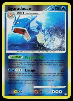 Pokemon Card - Gyarados Mysterious Treasures 26/123 Reverse Holo - Image 1