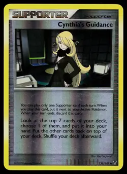 Pokemon Card - Cynthia's Guidance Supreme Victors 136/147 Reverse Holo - Image 1