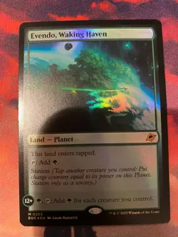 MTG Edge of Eternities Evendo Waking Haven Foil - Image 1