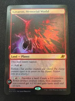 Kavaron, Memorial World - FOIL - MTG Edge of Eternities - NM - Image 1