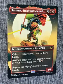 MTG Edge of Eternities BORDERLESS M Tannuk, Steadfast Second #0296 EOE - Image 1