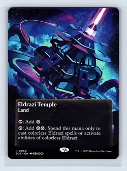Eldrazi Temple #0059 Borderless Rare MTG 25 Edge of Eternities: Stellar Sights - Image 1