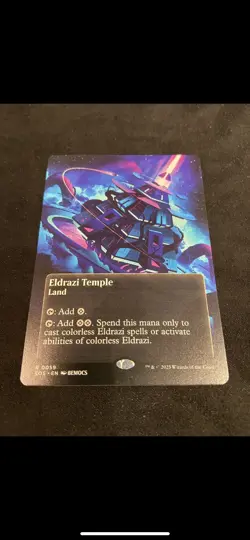 Eldrazi Temple #0059 Borderless Rare MTG 25 Edge of Eternities: Stellar Sights - Image 1