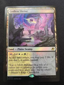 Godless Shrine - FOIL - MTG #254 - Edge of Eternities - NM - Image 1