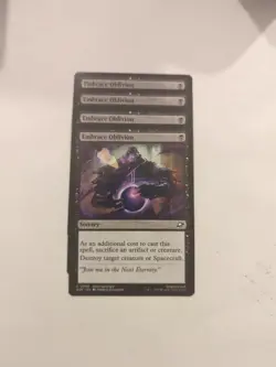 (4) Embrace Oblivion *PLAYSET* Edge of Eternities Regular NM MTG - Image 1