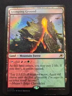 Stomping Ground - FOIL - MTG: Edge of Eternities #258 - NM - Image 1